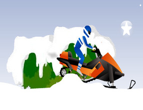 Een-sneeuwscooter-pad-2